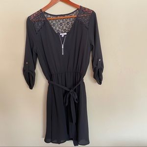 Maurices dress with lace on top size medium